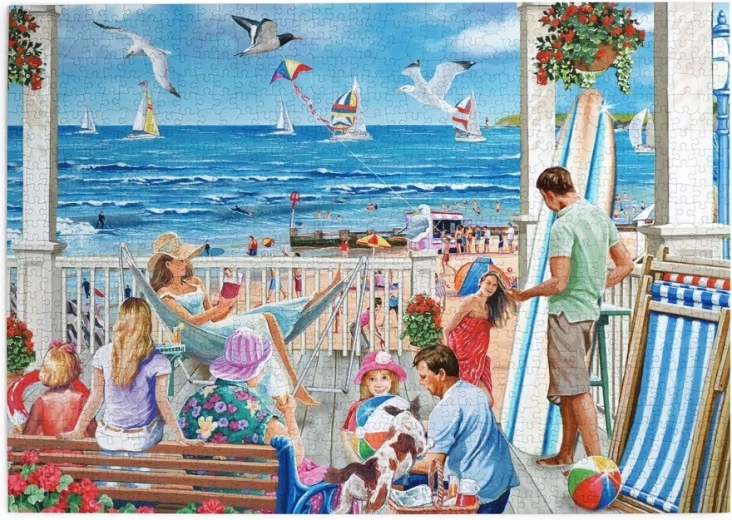 Puzzle House of Puzzles Relax sulla terrazza, 1000 pezzi
