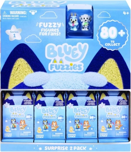 Bluey Fuzzies mini figurine da collezione 2 pz, serie 15