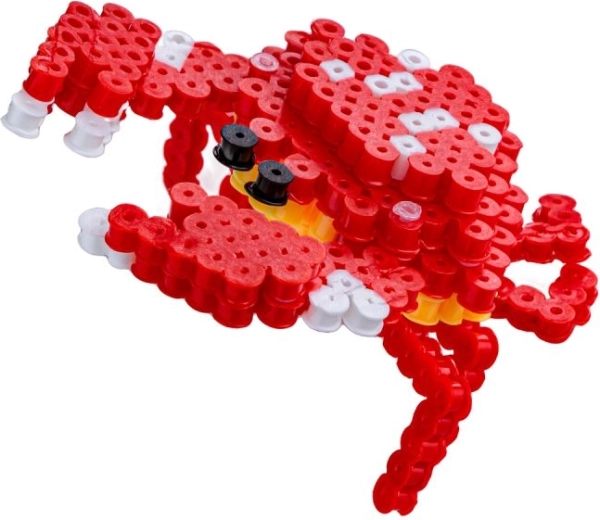 Granchio 3D con perline – risultato tridimensionale