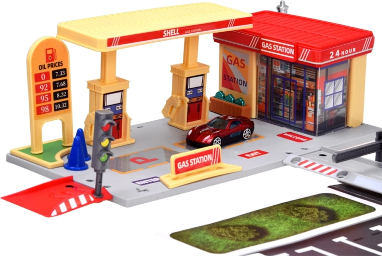 Stazione di servizio per un gioco realistico