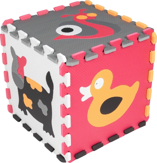 Tappetino, recinto e puzzle 3D in uno