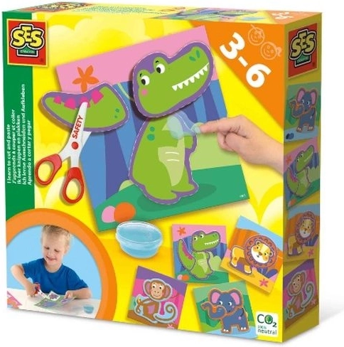 SES Creative Imparo a tagliare e incollare – Animali