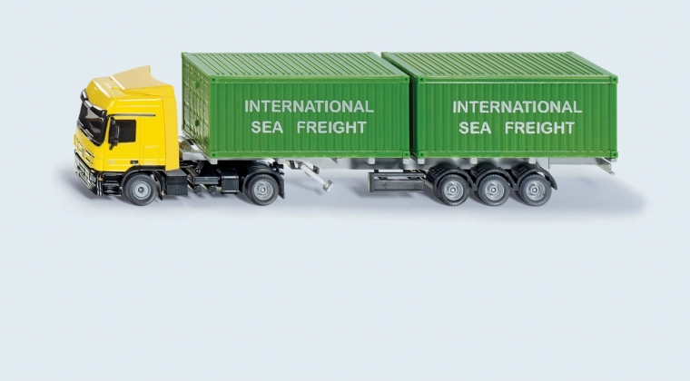 SIKU Super camion Mercedes-Actros con 2 container