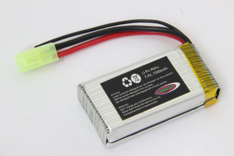 Batteria Jamara Quadrodrom LiPo 7,4 V 1500 mAh - 1 pezzo
