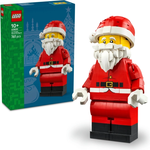 LEGO Minifigure ingrandita di Babbo Natale