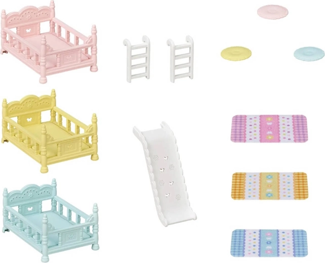Biancheria da letto dai colori pastello per una cameretta accogliente