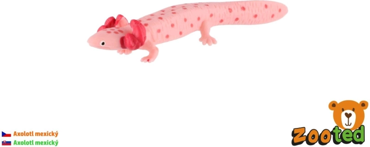 Figura in plastica di axolotl messicano da 8 cm
