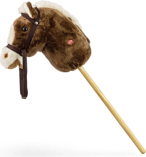 Milly Mally cavallo hobby su bastone marrone scuro - 1 pezzo