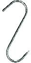 Gancio per affumicatoio 100 × 4,5 mm, stagnato (10 pz)