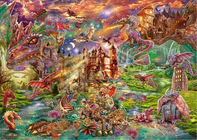 Puzzle Tesoro del Drago 2000 pezzi SCHMIDT