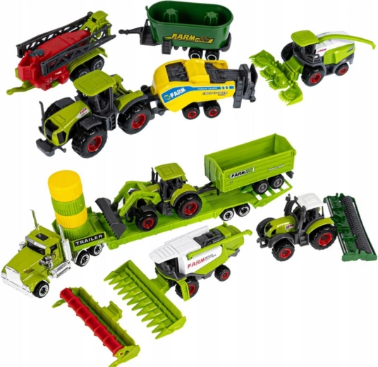 Diversi veicoli agricoli
