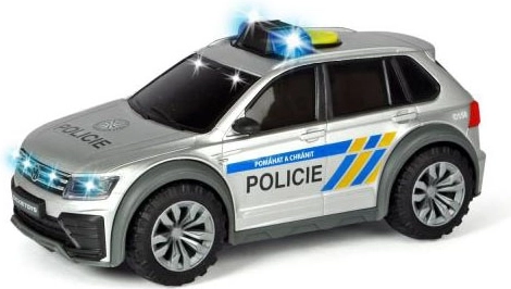 Auto della polizia VW Tiguan R-Line versione ceca 1:18 con luce e suono