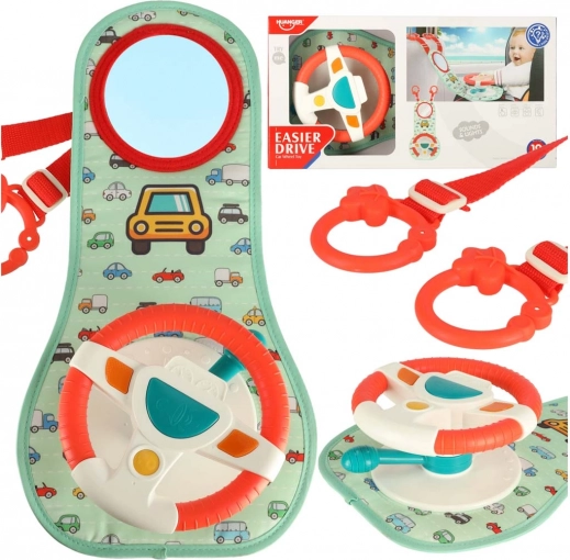 Volante per bambini interattivo per auto con LED e suoni