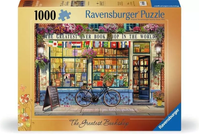 Puzzle Ravensburger "Meravigliosa libreria" 1000 pezzi