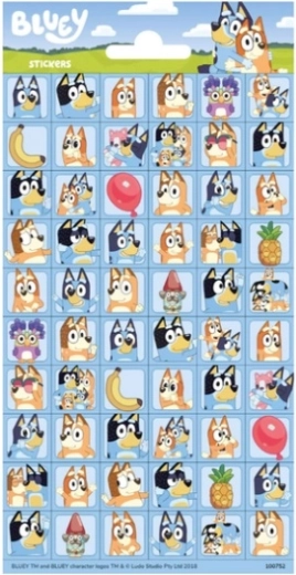 Mini adesivi Bluey – 60 pz