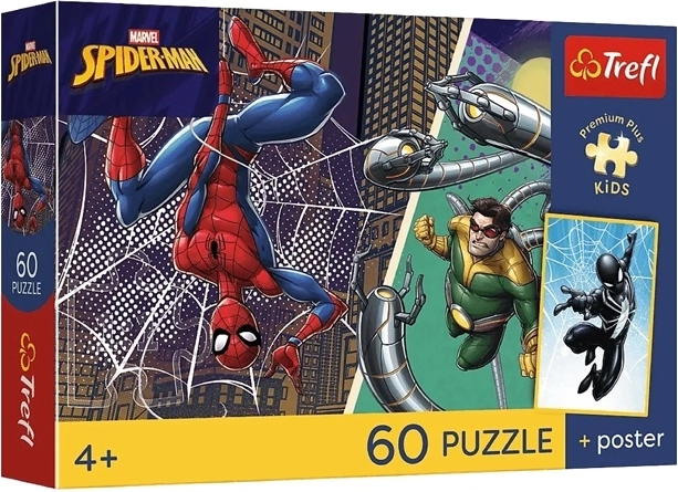 Puzzle Premium Plus kids Marvel: giorno da supereroi, 60 pezzi