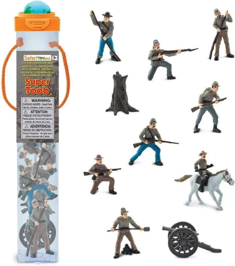 Safari Ltd. tubo con statuine dell’Esercito Confederato