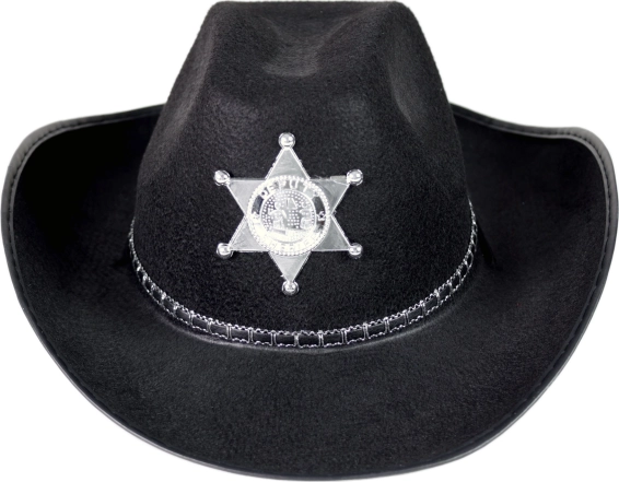 Distintivo da sceriffo e look western