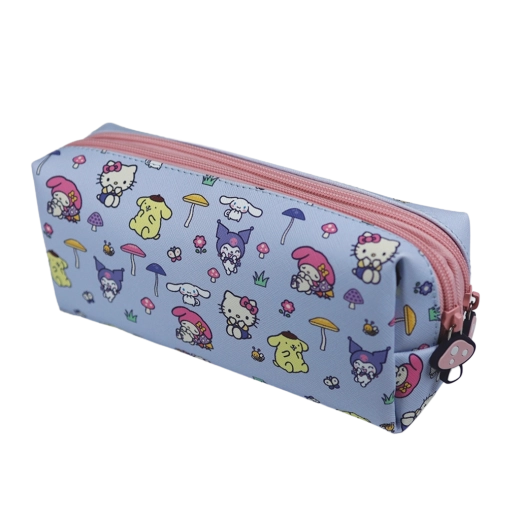 Hello Kitty e amici astuccio scolastico doppio mushroom