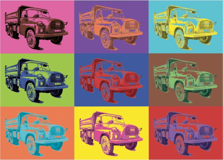 Tatra iconica in versione pop-art