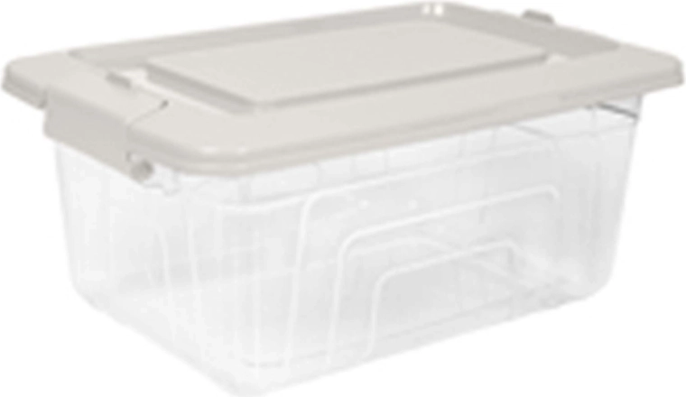 Scatola portaoggetti con coperchio 3,45 l – plastica