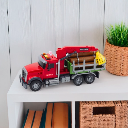 Gru girevole con pinza meccanica