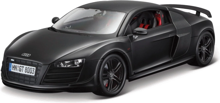 Maisto Audi R8 GT nero opaco 1:18