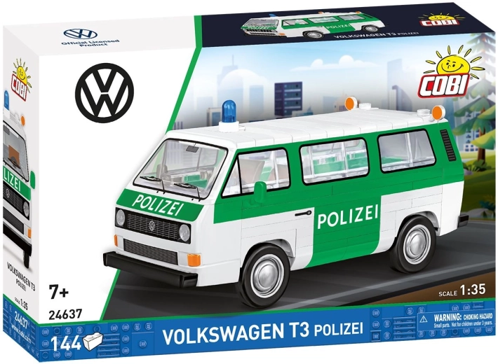 Cobi Volkswagen T3 polizia 1:35 (144 pezzi) - 1 pezzo