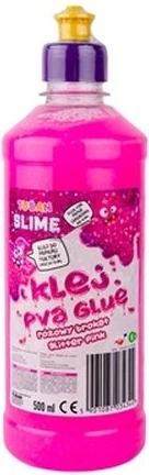 Colla PVA Tuban con glitter 500 ml rosa