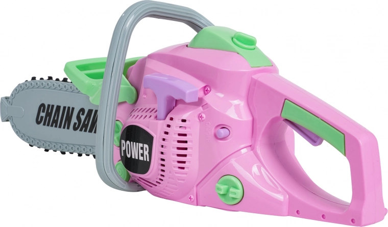 Motosega con effetti sonori