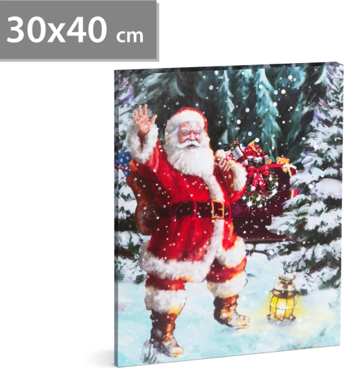 Quadro LED natalizio da appendere alla parete