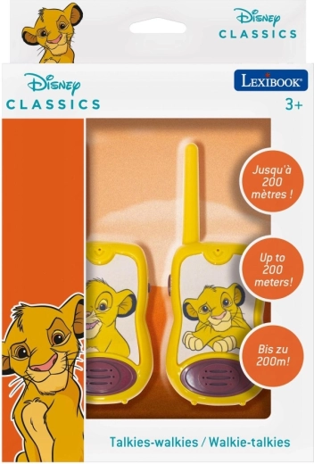 Walkie-talkie per bambini Lexibook Disney Il Re Leone con portata di 200 m