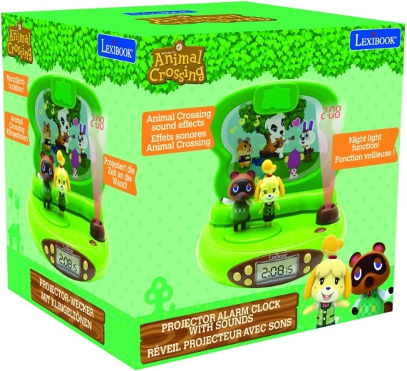 Sveglia 3D con proiettore Animal Crossing