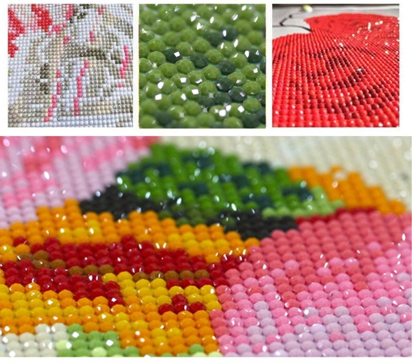 Effetto scintillante dell’opera finita