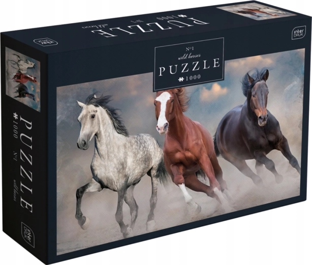 Puzzle Tre cavalli selvaggi da 1000 pezzi