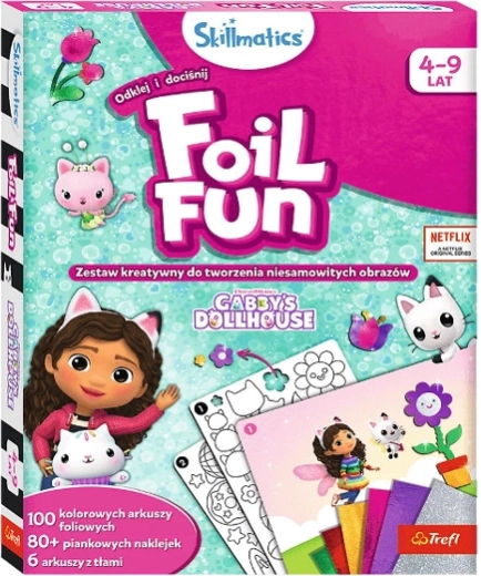 Skillmatics La casa delle bambole di Gabby – set creativo con fogli metallizzati (Foil Fun)