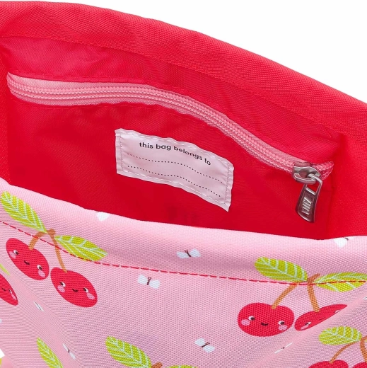 Tasca interna con zip per piccoli oggetti