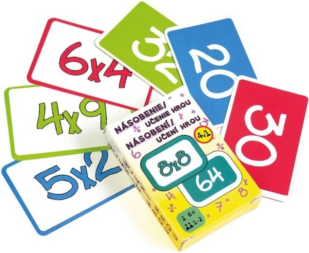 Carte da gioco educative Argus 4 in 1 – tabelline
