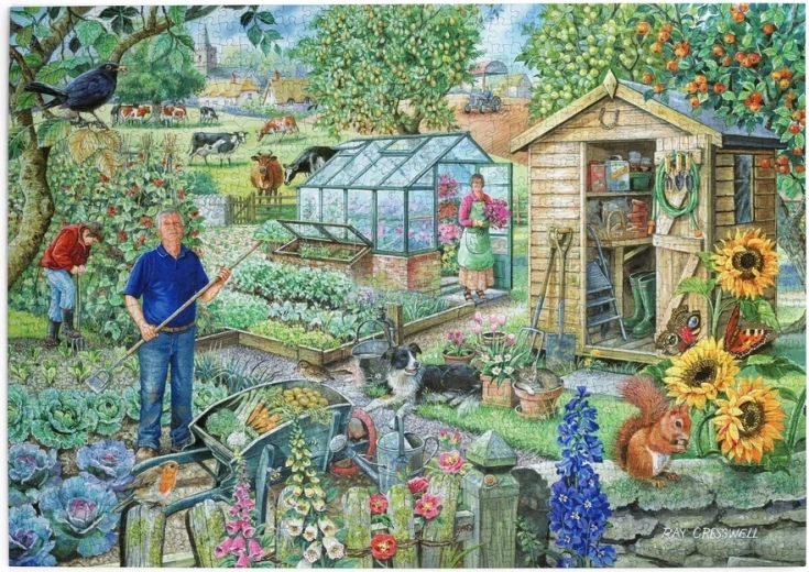 House of Puzzles Puzzle In giardino 1000 pezzi