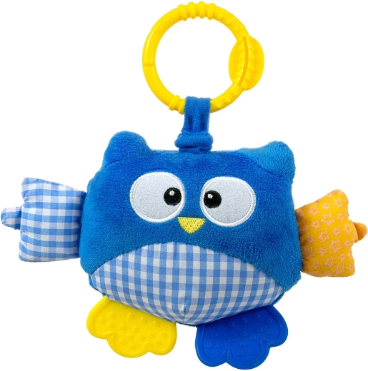 Giocattolo sospeso imbottito Gufetto Cutie owl blu
