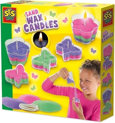 SES set per realizzare candele con sabbia di cera