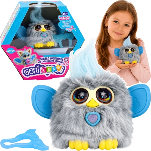 Creatura interattiva Genie Pets con luci e suoni, grigia
