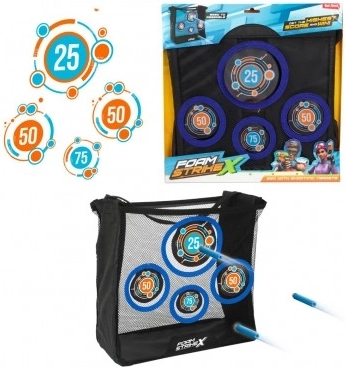 Bersaglio con rete per dardi in gommapiuma – pieghevole