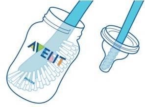 Punta sul manico per tettarelle e parti strette