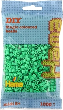 Perline da stirare Hama Midi color menta 1000 pz