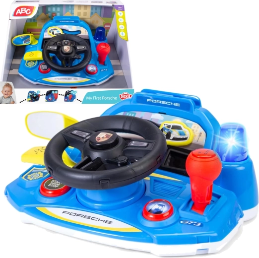 Volante interattivo ABC My First Porsche con luci e suoni