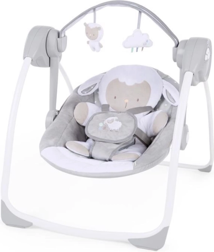 Altalena con melodie Ingenuity Cuddle Lamb