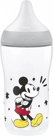 Biberon NUK Perfect Match con controllo della temperatura Disney Mickey 260 ml grigio