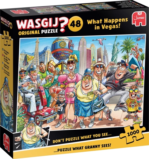 Jumbo Wasgij Original 48: Cosa succede a Vegas! puzzle da 1000 pezzi