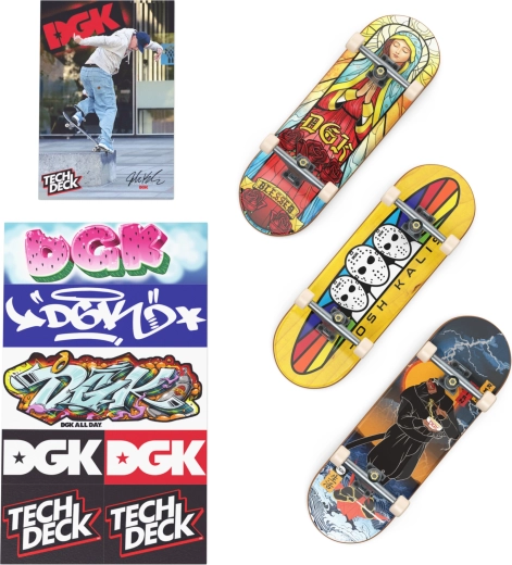 Tre fingerboard DGK pronti per i trick